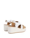  Alviero Martini Prima Classe - Sandali con Zeppa in Eco Nappa