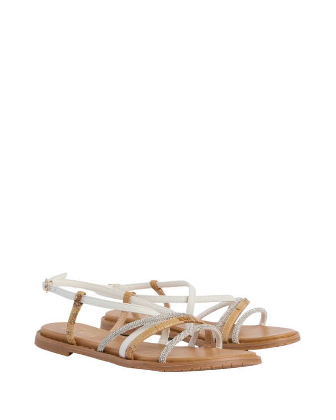  Alviero Martini Prima Classe - Sandali con Mini Strass e