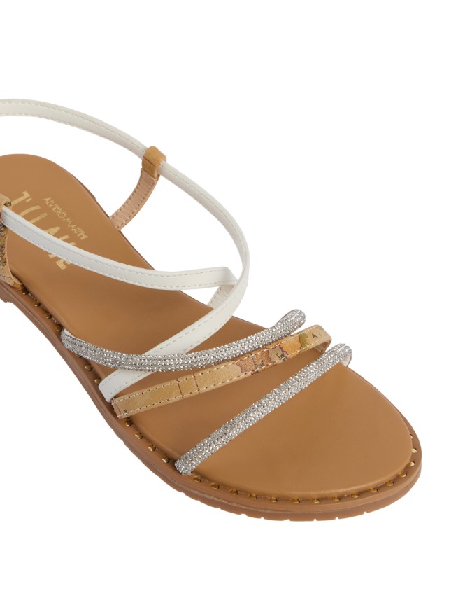  Alviero Martini Prima Classe - Sandali con Mini Strass e