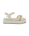  Alviero Martini Prima Classe - Sandali con Zeppa e Logo 1C in