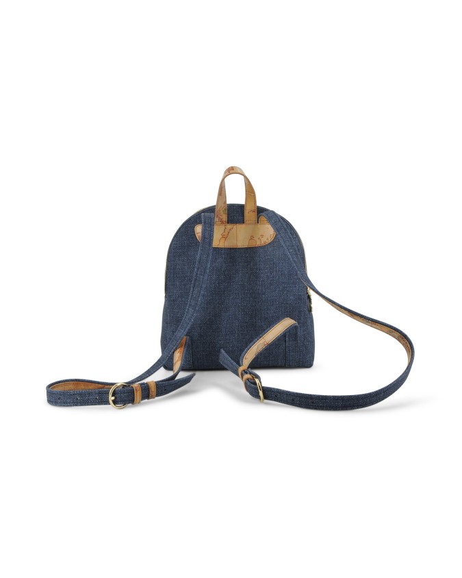  Alviero Martini Prima Classe - Zaino con Inserti Stampa Geo