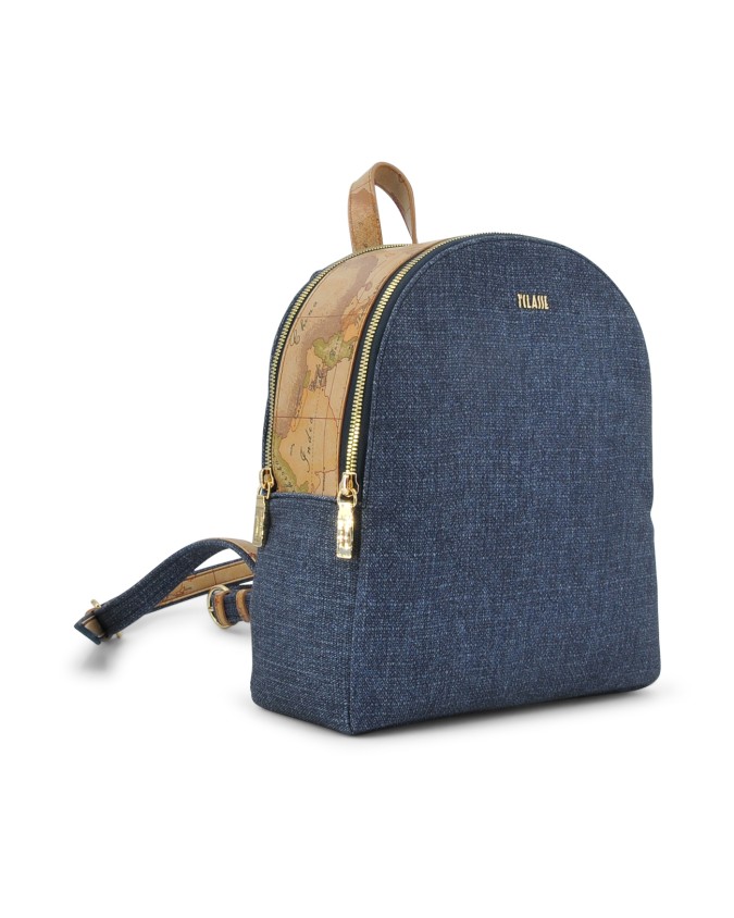  Alviero Martini Prima Classe - Zaino con Inserti Stampa Geo