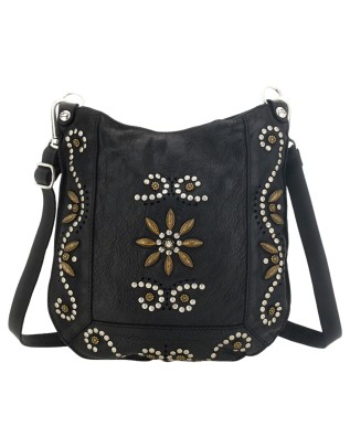 Campomaggi – Nora Leather Shoulder Bag with Small Studs