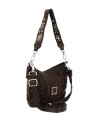  Campomaggi - Borsa a spalla in pelle intrecciata Tg. 