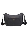  Ynot - Borsa Donna Hobo in poliuretano con tasca frontale Lux