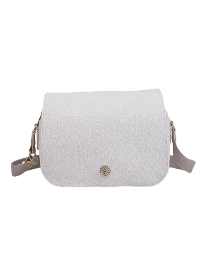  Ynot - Borsa a Tracolla Donna in poliuretano con patta Lux