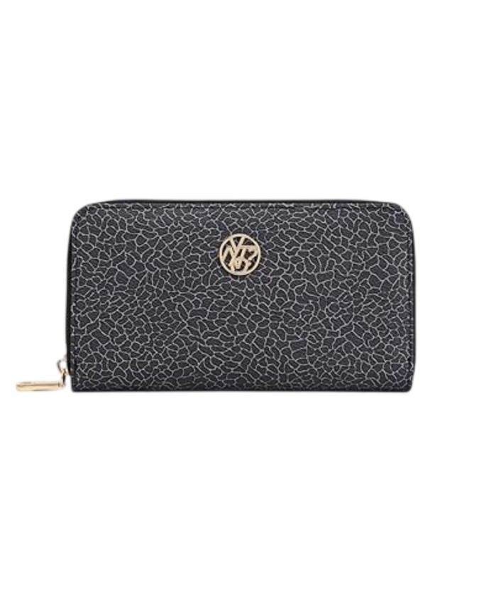  Ynot - Portafoglio Donna con zip around in poliuretano Lux