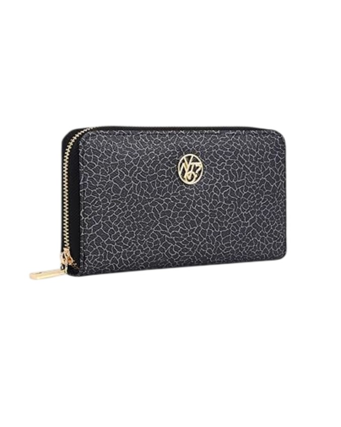 Ynot - Portafoglio Donna con zip around in poliuretano Lux