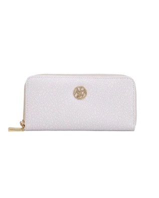  Ynot - Portafoglio Donna con doppia zip in poliuretano Lux