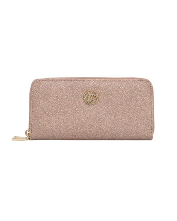  Ynot - Portafoglio Donna con doppia zip in poliuretano Lux