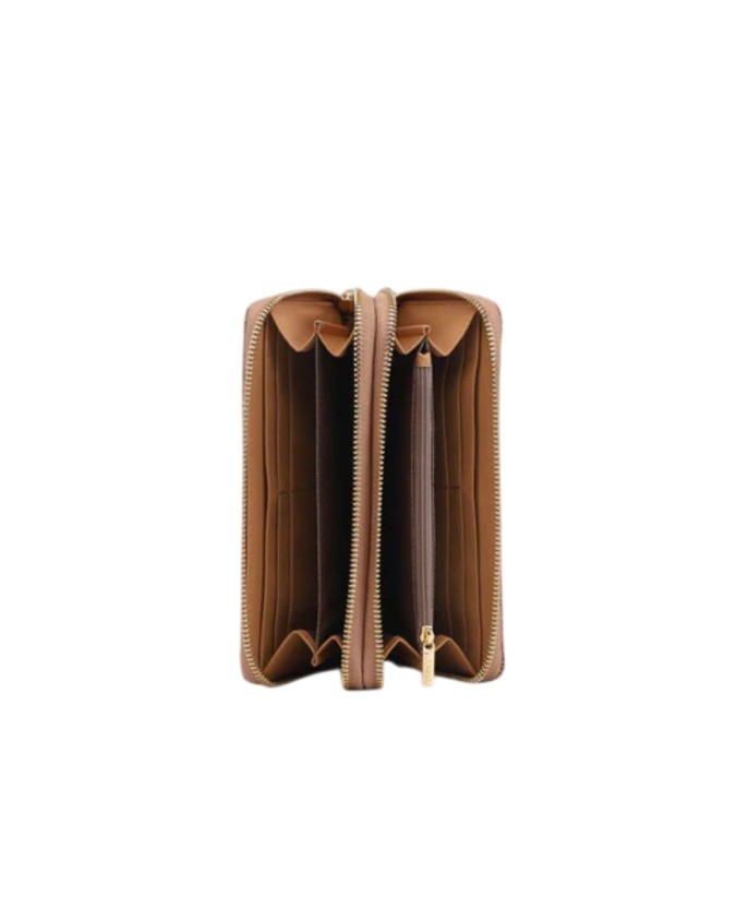  Ynot - Portafoglio Donna con doppia zip in poliuretano Lux