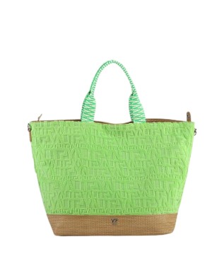 Ynot- Borsa Donna da mare in tessuto Tg. L Sponge 2