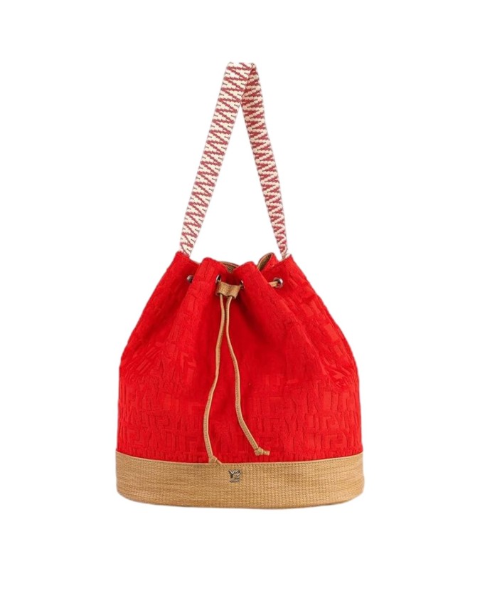  Ynot- Borsa Donna a secchiello in tessuto Sponge