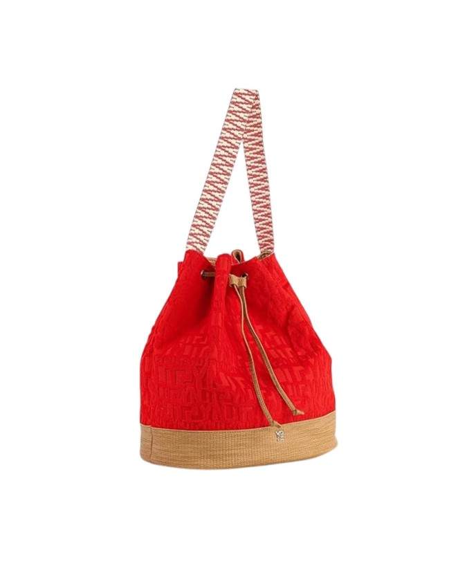  Ynot- Borsa Donna a secchiello in tessuto Sponge
