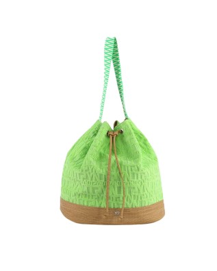 Ynot- Borsa Donna a secchiello in tessuto Sponge