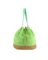 Ynot- Borsa Donna a secchiello in tessuto Sponge