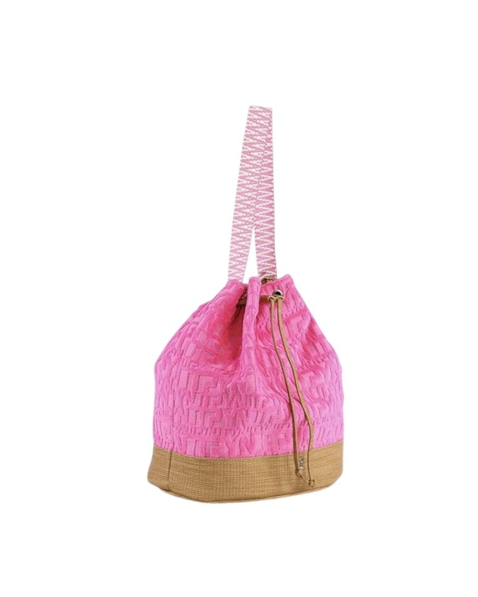 Ynot- Borsa Donna a secchiello in tessuto Sponge