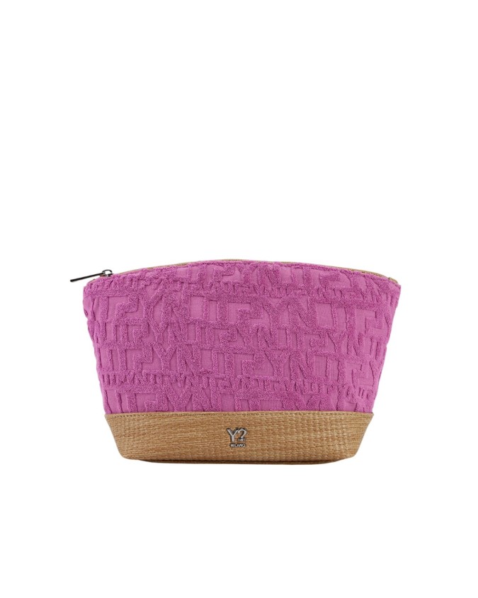  Ynot - Beauty Case Donna in tessuto con logo Sponge