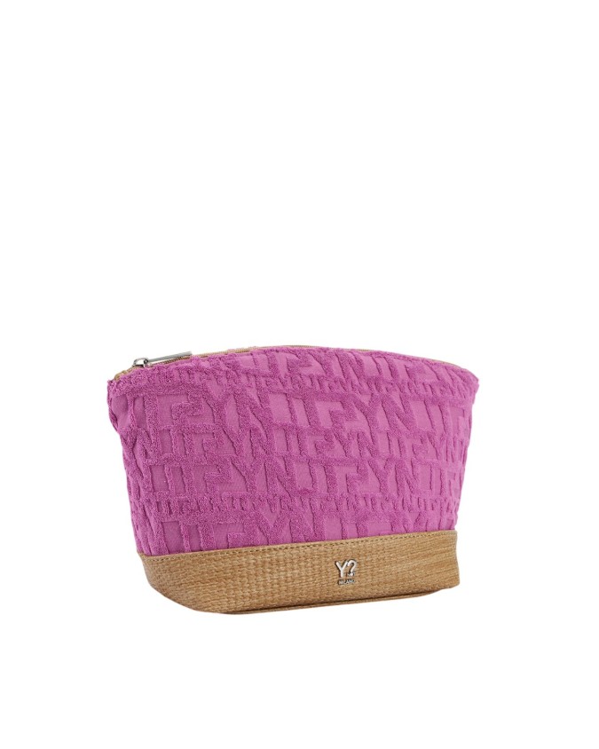 Ynot - Beauty Case Donna in tessuto con logo Sponge