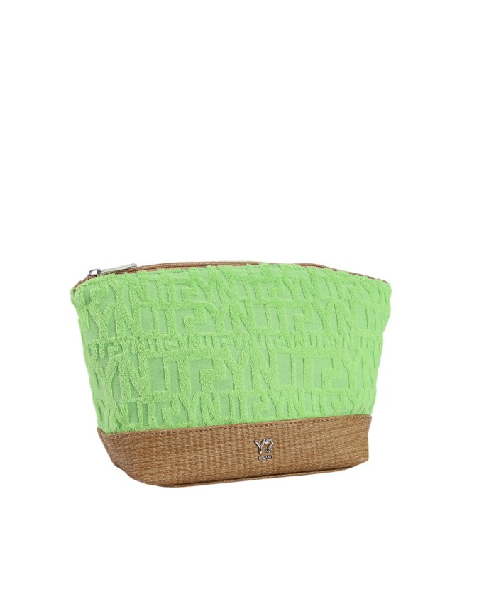  Ynot - Beauty Case Donna in tessuto con logo Sponge