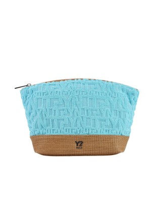  Ynot - Beauty Case Donna in tessuto con logo Sponge