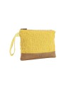  Ynot - Clutch Donna in tessuto con logo Sponge