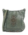  Campomaggi - Borsa a Tracolla con Strass in Pelle di Vacchetta