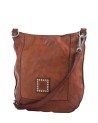  Campomaggi - Borsa a Tracolla con Strass in Pelle di Vacchetta