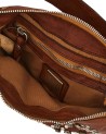  Campomaggi - Borsa a Spalla con Strass in Pelle di Vacchetta