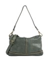  Campomaggi - Borsa a Spalla con Borchie in Pelle Bovina Pamela