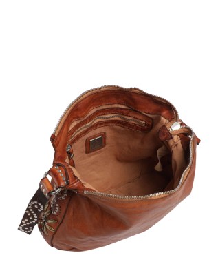  Campomaggi - Borsa Hobo con Borchie in Pelle di Vacchetta Nada 2