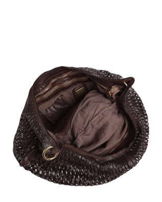 Campomaggi - Borsa Hobo con Tracolla in Pelle Bovina Anastasia 2