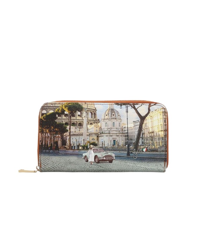  Ynot - Portafoglio Donna in ecopelle zip around Yesbag