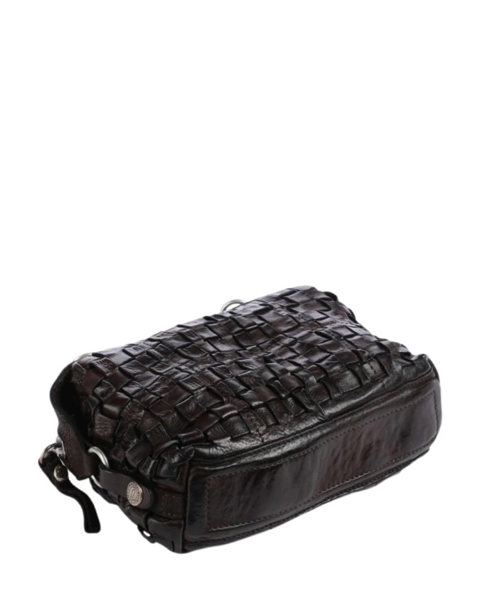  Campomaggi - Borsa a Bauletto con Tracolla in Pelle di
