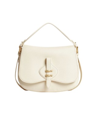  Coccinelle - Borsa a mano in pelle con tracolla e patta large