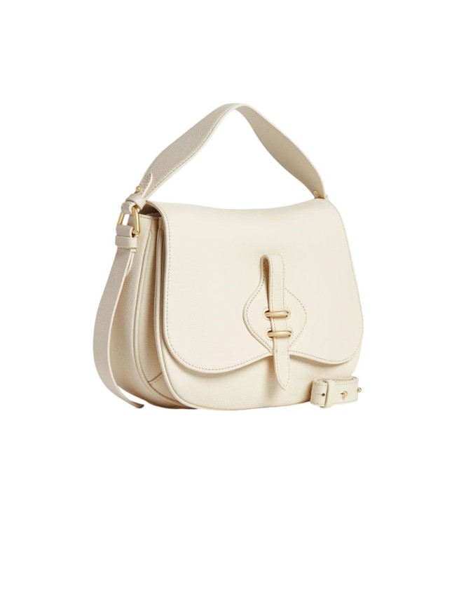  Coccinelle - Borsa a mano in pelle con tracolla e patta large