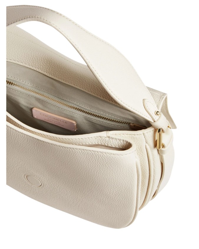  Coccinelle - Borsa a mano in pelle con tracolla e patta large