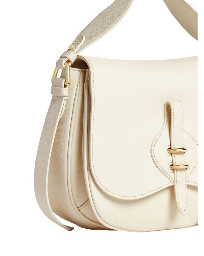  Coccinelle - Borsa a mano in pelle con tracolla e patta large