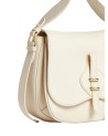  Coccinelle - Borsa a mano in pelle con tracolla e patta large