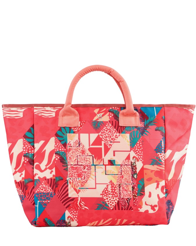  Ynot - Borsa Donna da mare Maxi in tela cerata Color's Bay