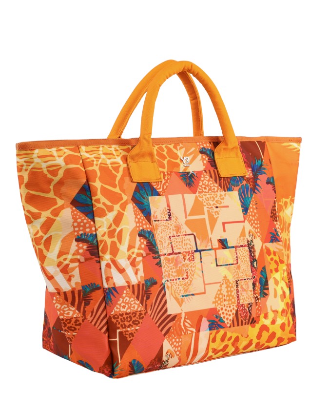 Ynot - Borsa Donna da mare Maxi in tela cerata Color's Bay