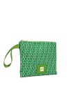  Ynot - Clutch Donna in tessuto canvas a fiori Garden