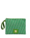  Ynot - Clutch Donna in tessuto canvas a fiori Garden