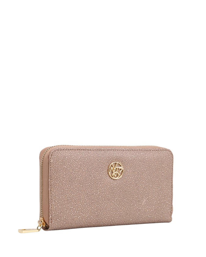 Ynot - Portafoglio Donna con zip around in poliuretano Lux