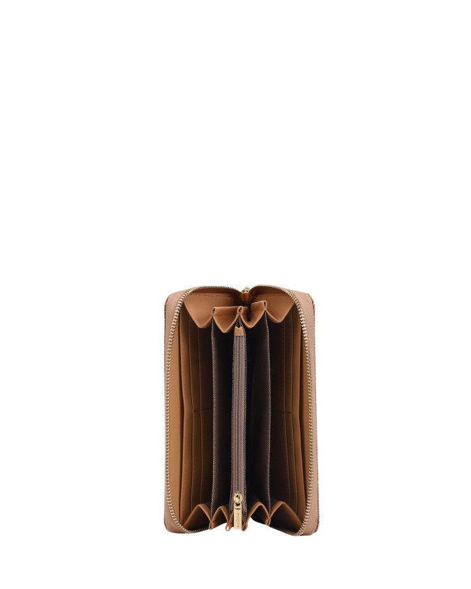  Ynot - Portafoglio Donna con zip around in poliuretano Lux