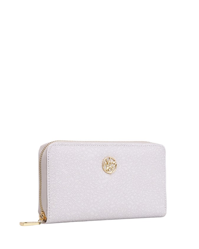 Ynot - Portafoglio Donna con zip around in poliuretano Lux