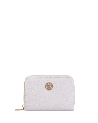 Ynot – Kleine Damenbrieftasche aus Lux-Polyurethan - MILCH