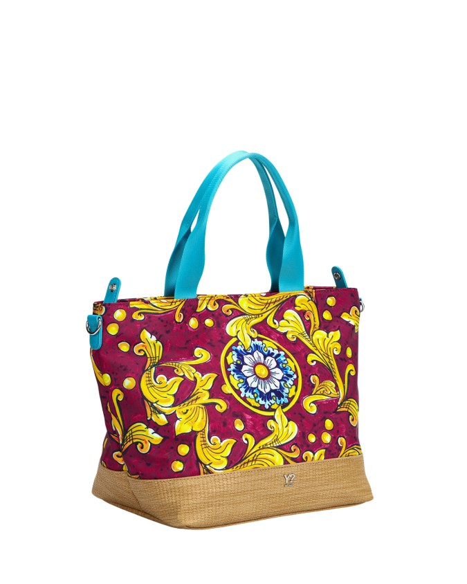  Ynot - Borsa Donna shopper media in poliestere Ortigia