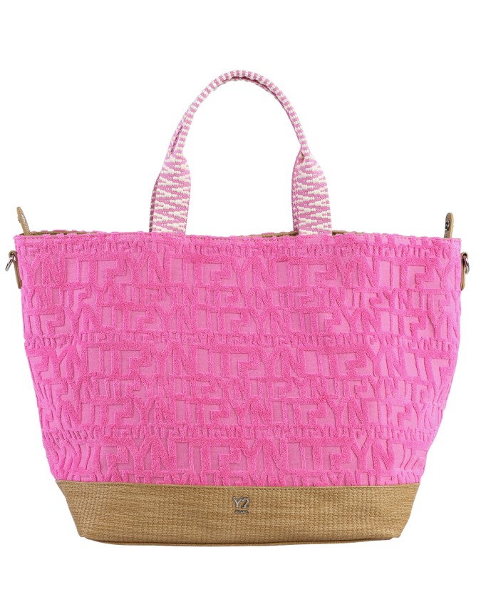  Ynot- Borsa Donna da mare in tessuto Tg. 