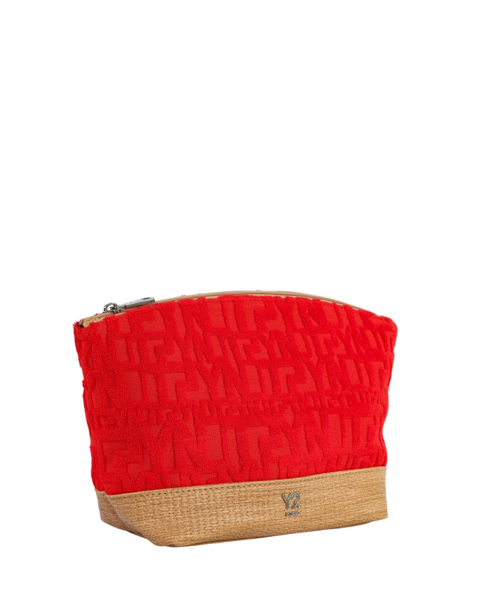  Ynot - Beauty Case Donna in tessuto con logo Sponge